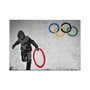 Wallity Lienzo decorativo Banksy WY118 50 x 70 cm